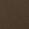 vidaXL Κρεβάτι Boxspring με Στρώμα Σκούρο Καφέ 200x200 εκ. Υφασμάτινο