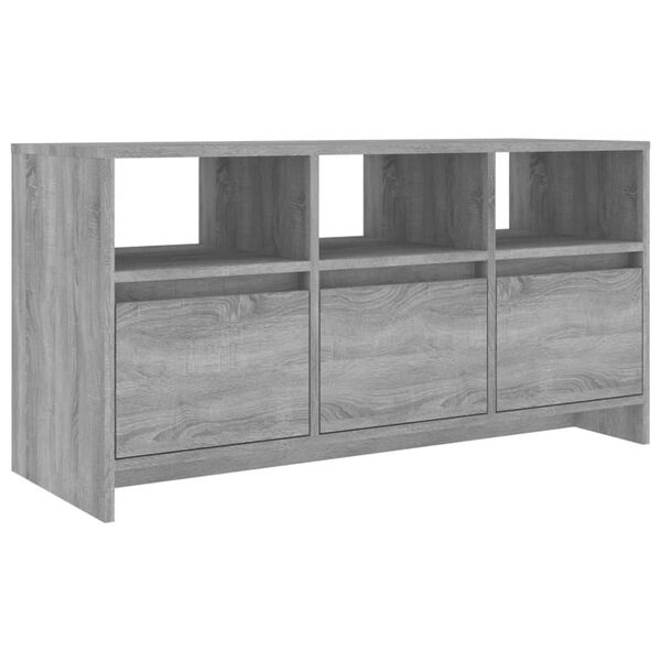 vidaXL Έπιπλο Τηλεόρασης Γκρι Sonoma 102x37,5x52,5 εκ. από Επεξ. Ξύλο