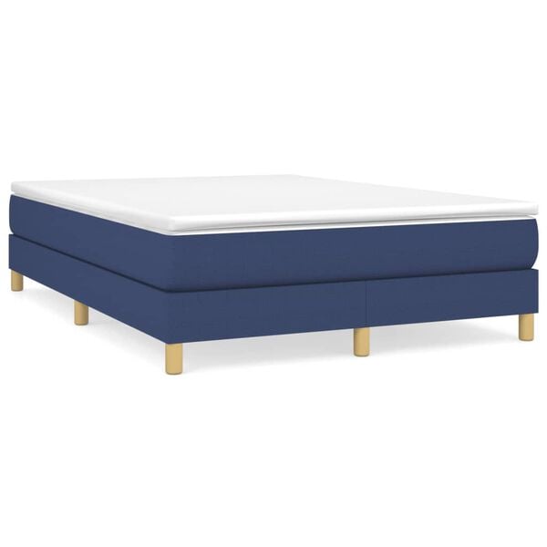 vidaXL &Kappa;&rho;&epsilon;&beta;ά&tau;&iota; Boxspring &mu;&epsilon; &Sigma;&tau;&rho;ώ&mu;&alpha; &Mu;&pi;&lambda;&epsilon; 140x200 &epsilon;&kappa;. &Upsilon;&phi;&alpha;&sigma;&mu;ά&tau;&iota;&nu;&omicron;