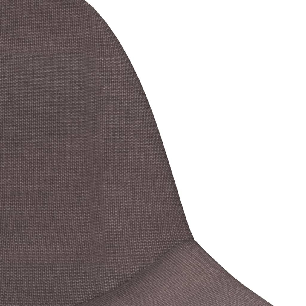 vidaXL Σκαμπό Μπαρ 2 τεμ. Χρώμα Taupe Υφασμάτινα