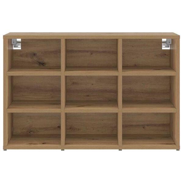 vidaXL Ντουλάπα Παπουτσιών με ράφι artisan δρυς 77.5 x 30 x 51 εκ.