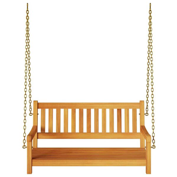 vidaXL Κούνια Κήπου Καφέ 119 x 35 x 47 εκ. Μασίφ ξύλο ακακίας