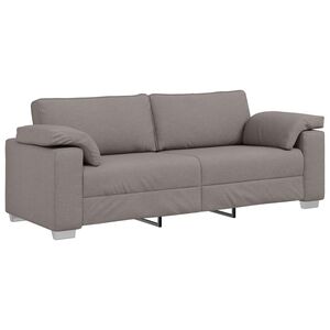 vidaXL 3-&Theta;έ&sigma;&iota;&omicron;&sigmaf; &kappa;&alpha;&nu;&alpha;&pi;έ&sigmaf; Taupe 220 cm ύ&phi;&alpha;&sigma;&mu;&alpha;