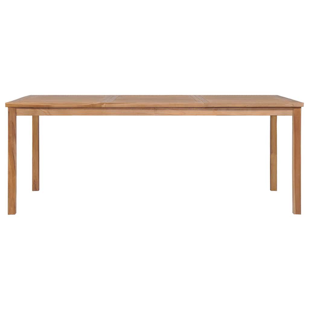 vidaXL Τραπέζι Κήπου 200 x 100 x 77 εκ. από Μασίφ Ξύλο Teak