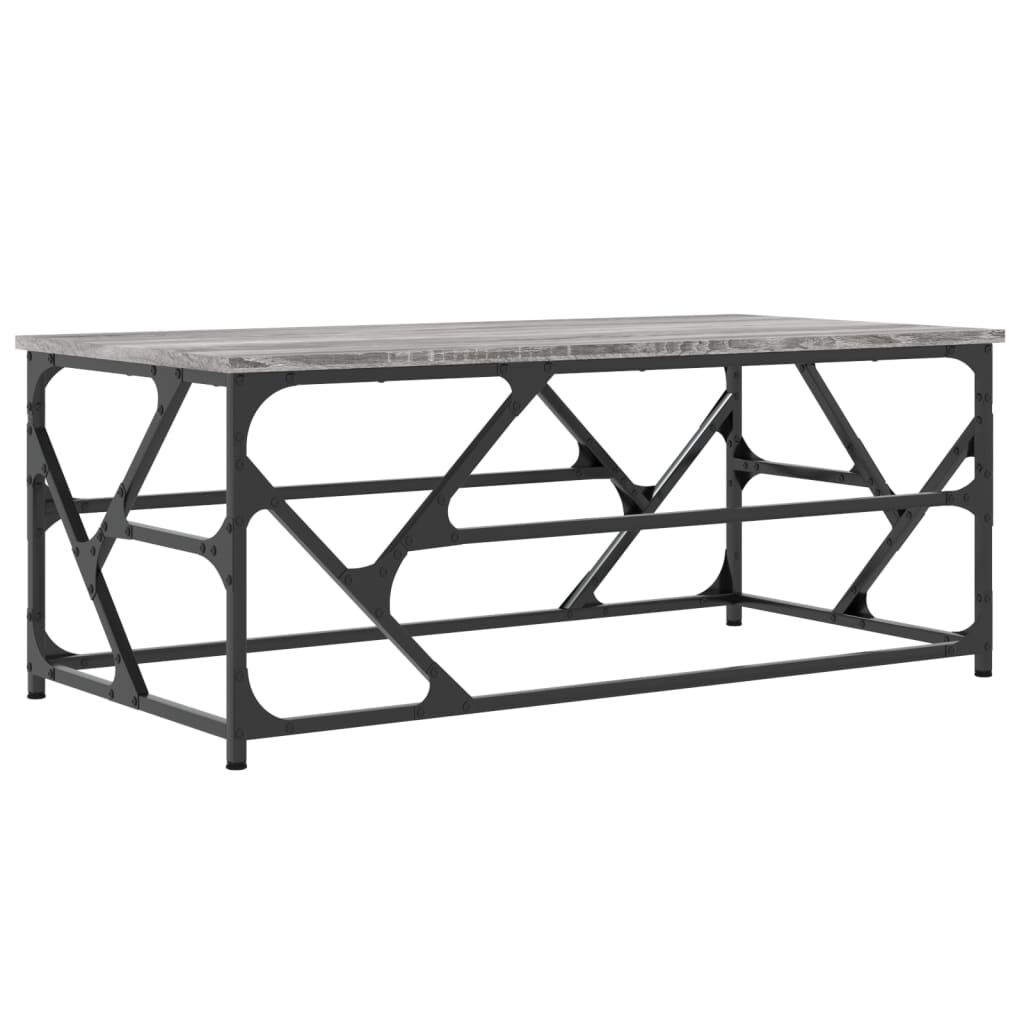 vidaXL Τραπεζάκι Σαλονιού Γκρι Sonoma 100x50x40 εκ. Επεξεργασμένο Ξύλο