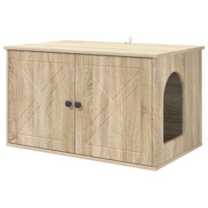 vidaXL &Sigma;&pi;ί&tau;&iota; &Gamma;ά&tau;&alpha;&sigmaf; Sonoma 85 x 55 x 50,5 &epsilon;&kappa; &Epsilon;&pi;&epsilon;&xi;&epsilon;&rho;&gamma;&alpha;&sigma;&mu;έ&nu;&omicron; &Xi;ύ&lambda;&omicron;