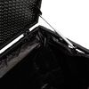 vidaXL Κουτί Αποθήκευσης Κήπου Μαύρο 110x50x58 εκ. από Συνθετικό Ρατάν