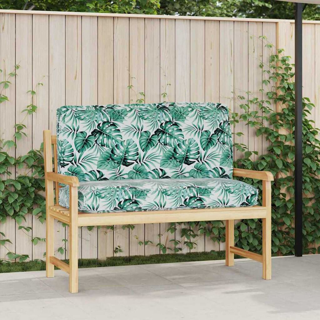 vidaXL Μαξιλάρι παλέτας για κάθισμα / πλάτη Floral Μοτίβο φύλλων