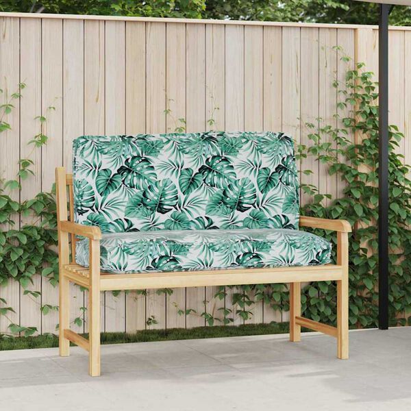 vidaXL Μαξιλάρι παλέτας για κάθισμα / πλάτη Floral Μοτίβο φύλλων