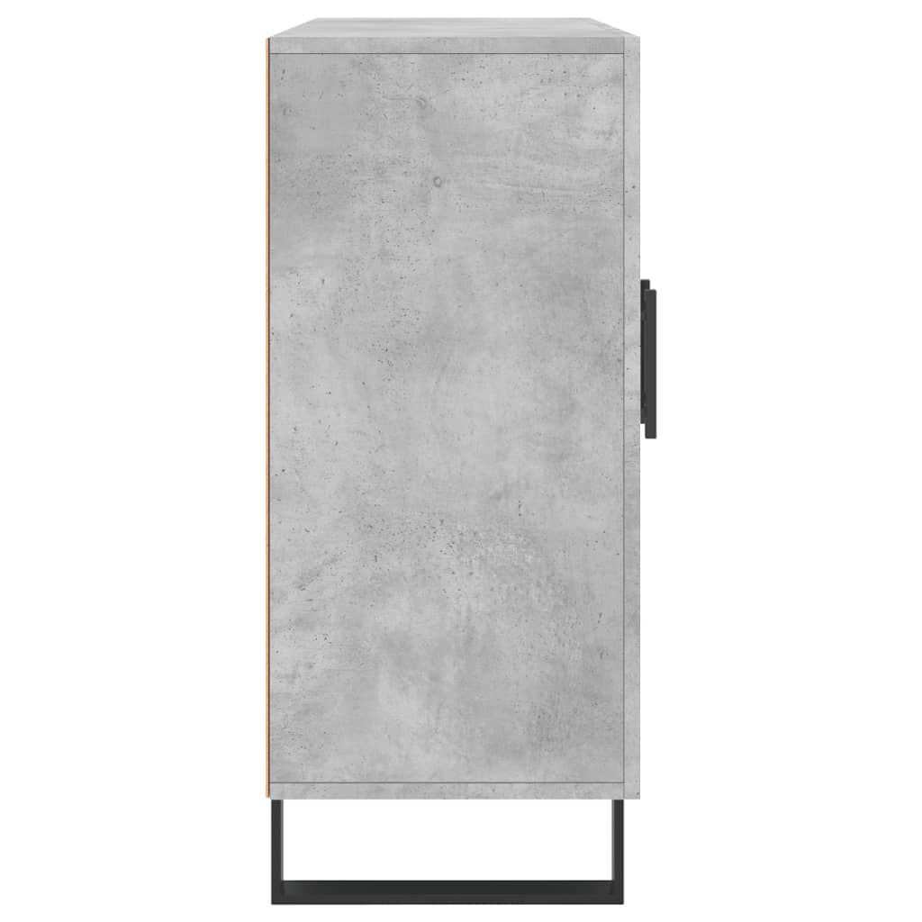vidaXL Ντουλάπι Γκρι Σκυροδέματος 90x34x80 εκ. Επεξεργασμένο Ξύλο