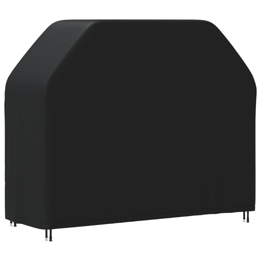 vidaXL Κάλυμμα Ψησταριάς 162x61x122 εκ. Μαύρο 420D Ύφασμα Oxford