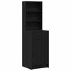 vidaXL Τραπέζι περιποίησης με συρτάρι 2 pcs Μαύρο 78.5 x 41 x 135 εκ