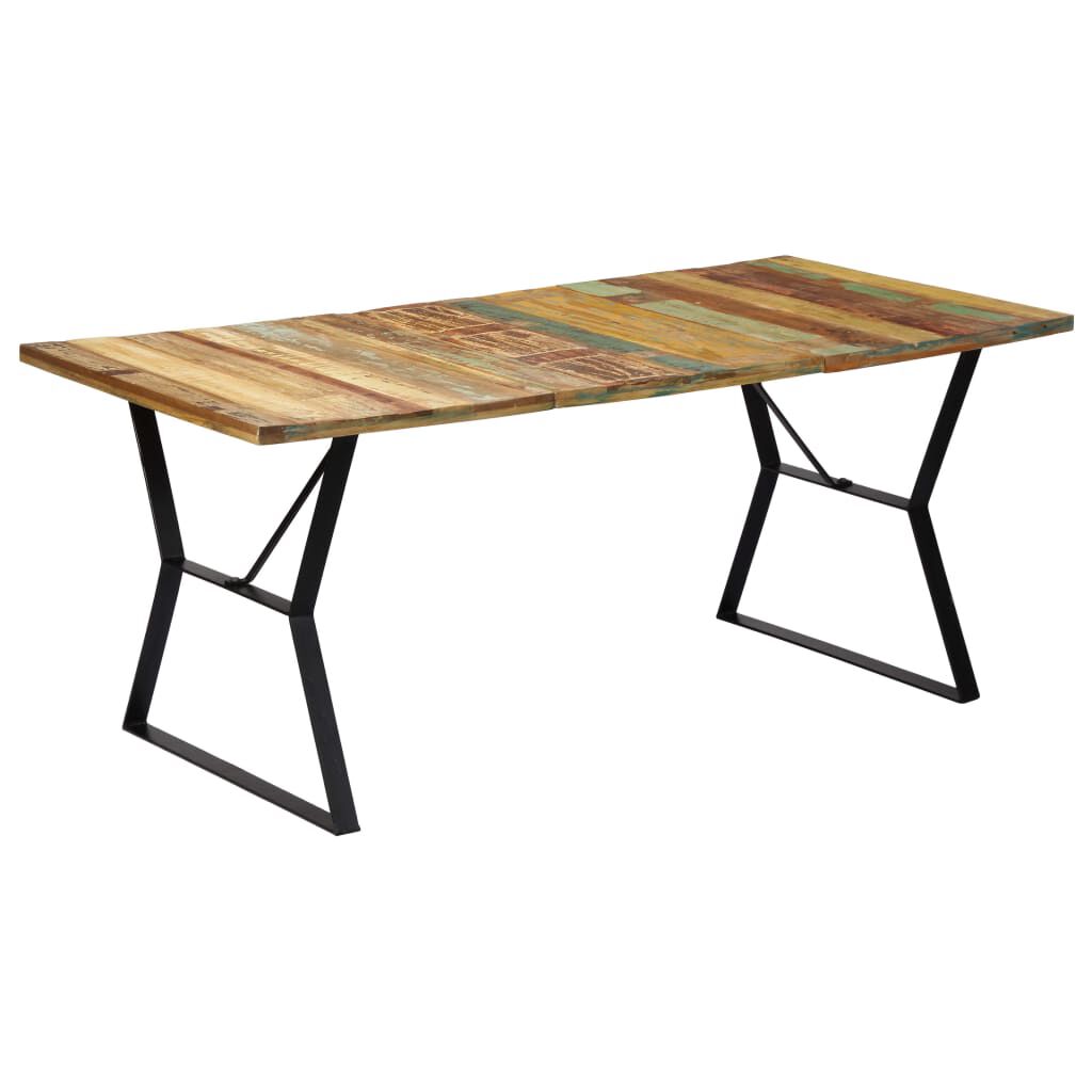vidaXL Τραπεζαρία 180 x 90 x 76 εκ. από Μασίφ Ανακυκλωμένο Ξύλο