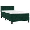 vidaXL &Kappa;&rho;&epsilon;&beta;ά&tau;&iota; Boxspring &mu;&epsilon; &Sigma;&tau;&rho;ώ&mu;&alpha; &Sigma;&kappa;&omicron;ύ&rho;&omicron; &Pi;&rho;ά&sigma;&iota;&nu;&omicron; 90x190 &epsilon;&kappa;. &Beta;&epsilon;&lambda;&omicron;ύ&delta;&iota;&nu;&omicron;