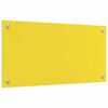 vidaXL Πίσω Πάνελ Κουζίνας 2 pcs Κίτρινο 80 x 40 cm σκληρυμένο γυαλί