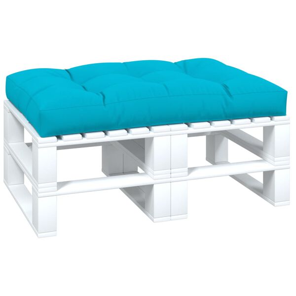 vidaXL Μαξιλάρι Παλέτας Τιρκουάζ 120 x 80 x 12 εκ. Υφασμάτινο