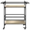 vidaXL Τρόλεϊ Κουζίνας Sonoma Δρυς 82x40x78,5 εκ. Επεξεργασμένο Ξύλο