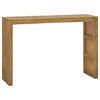 vidaXL &Tau;&rho;&alpha;&pi;έ&zeta;&iota; &Kappa;&omicron;&nu;&sigma;ό&lambda;&alpha; 110 x 35 x 75 &epsilon;&kappa;. &alpha;&pi;ό &Mu;&alpha;&sigma;ί&phi; &Xi;ύ&lambda;&omicron; Teak