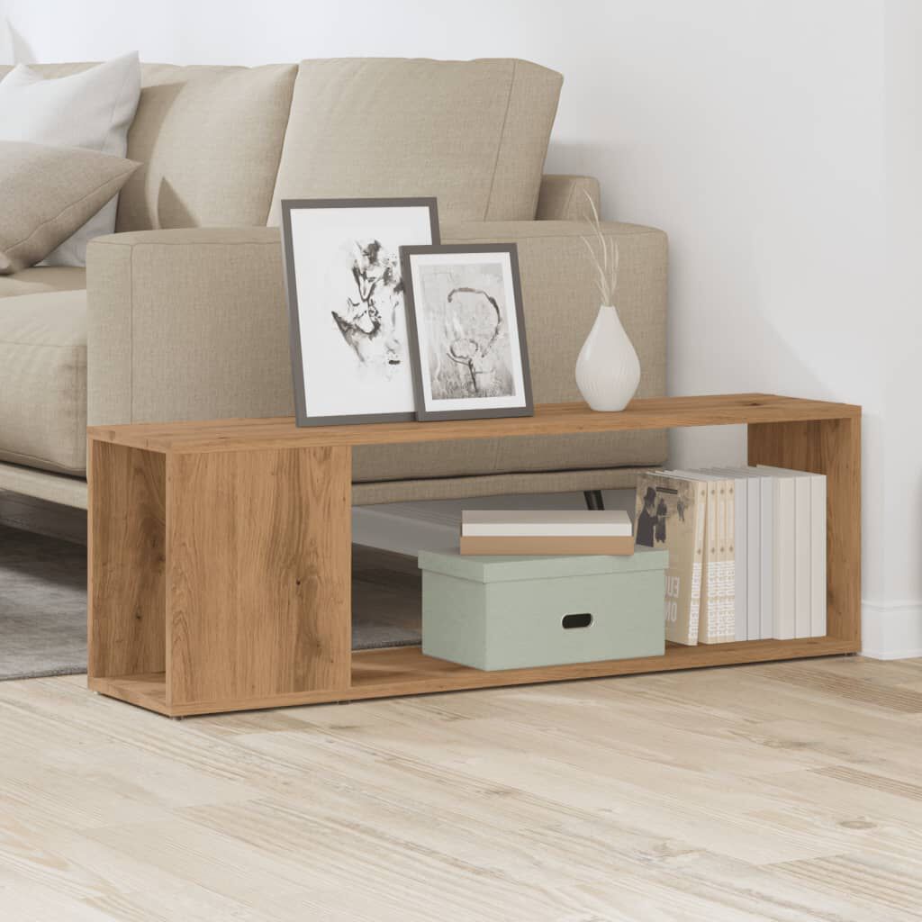 vidaXL Έπιπλο Τηλεόρασης Αρτισιανή Δρυς 100x24x32εκ. από Επεξεργ. Ξύλο