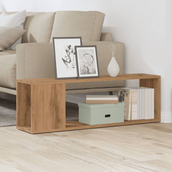 vidaXL Έπιπλο Τηλεόρασης Αρτισιανή Δρυς 100x24x32εκ. από Επεξεργ. Ξύλο