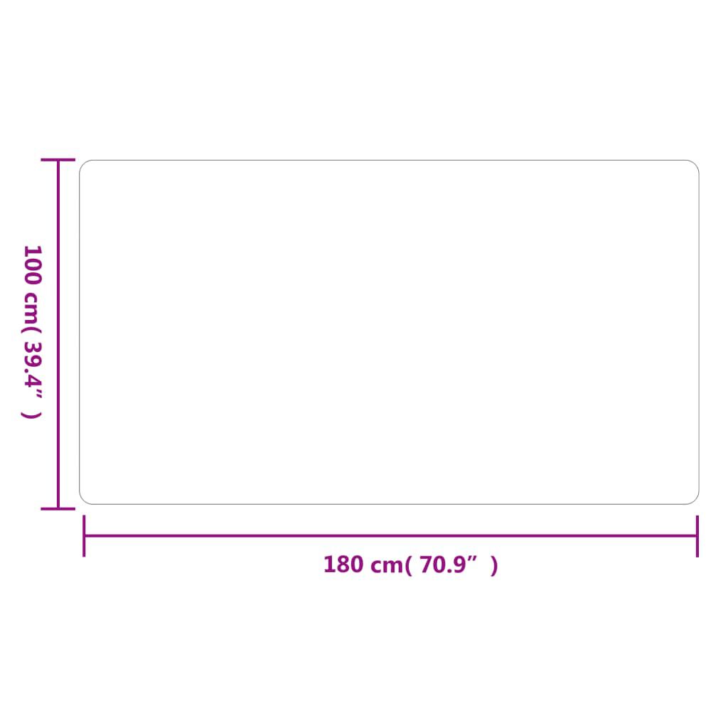 vidaXL Χαλί Διάδρομος Ανθρακί 100x180 εκ.