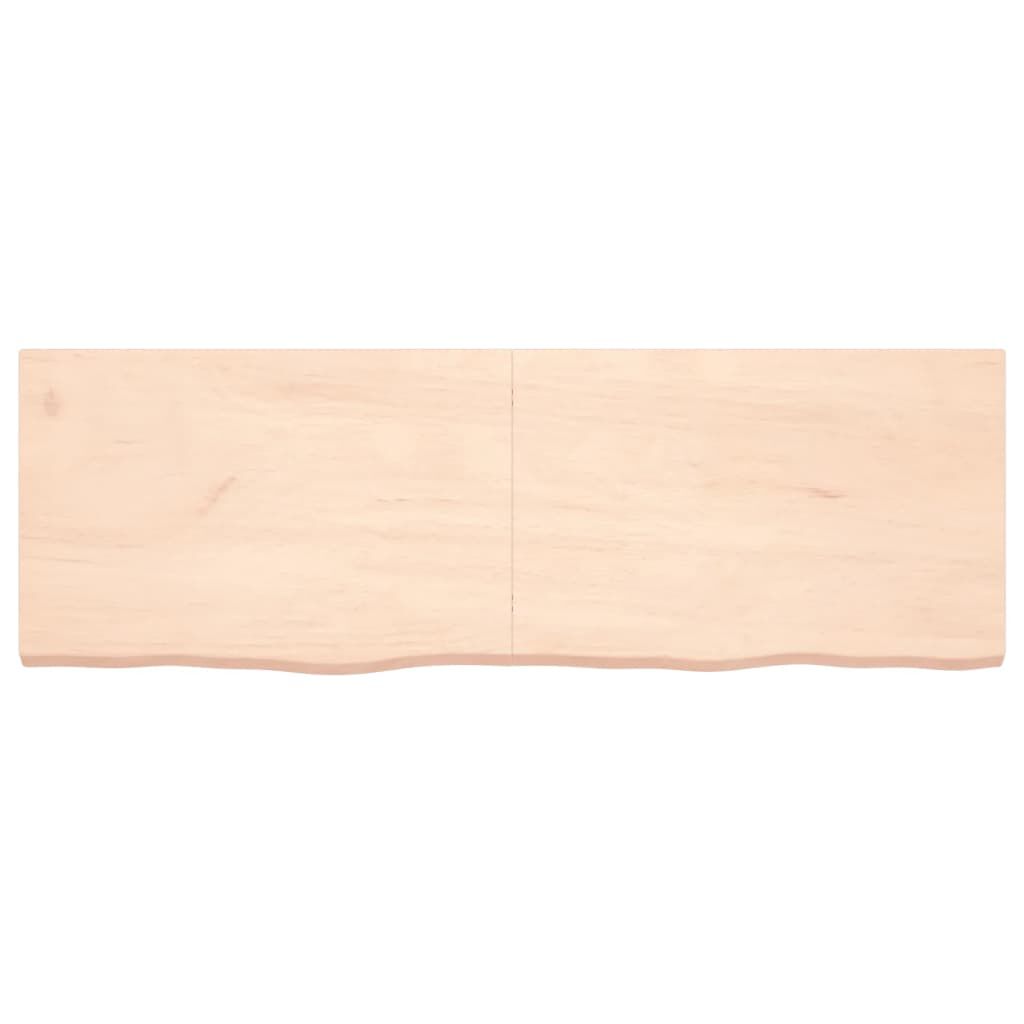 vidaXL Επιφάνεια Τραπεζιού 180x60x(2-6)εκ Ακατέργαστο Μασίφ Ξύλο Δρυός