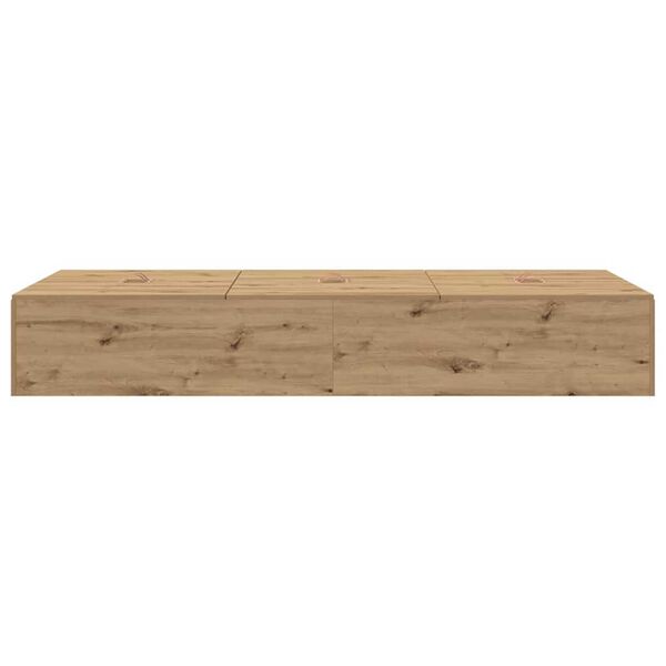 vidaXL Σκελετός Κρεβατιού artisan δρυς 200 x 80 x 31.5 εκ.