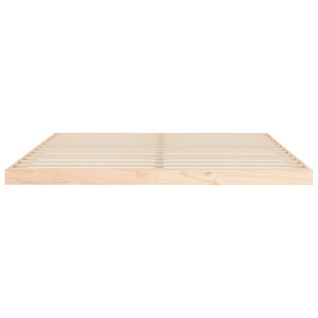 vidaXL Πλαίσιο Κρεβατιού 180x200 εκ. Μασίφ Πεύκο Super King