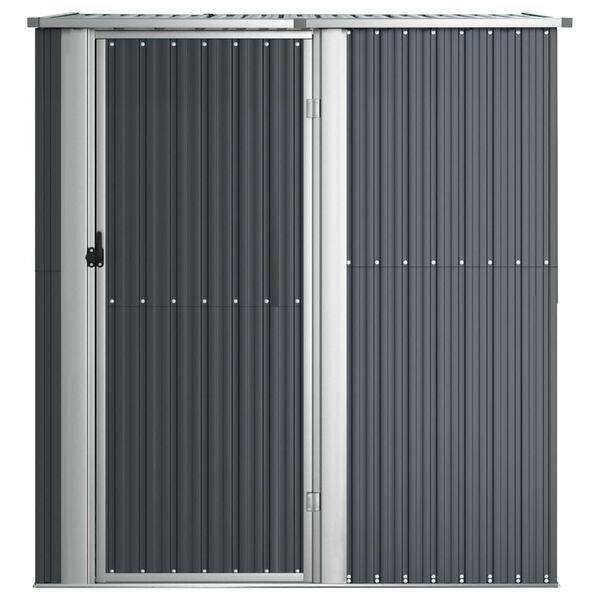 vidaXL Αποθήκη Κήπου Ανθρακί 180,5 x 97 x 209,5 εκ. από Γαλβαν. Ατσάλι