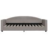 vidaXL Καναπές Κρεβάτι Taupe 80 x 200 εκ. Υφασμάτινος