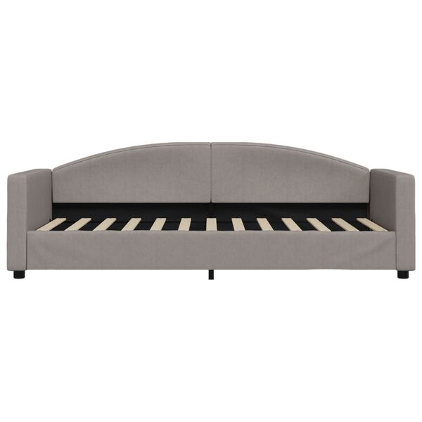 vidaXL Καναπές Κρεβάτι Taupe 80 x 200 εκ. Υφασμάτινος