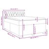 vidaXL &Kappa;&rho;&epsilon;&beta;ά&tau;&iota; Boxspring &mu;&epsilon; &Sigma;&tau;&rho;ώ&mu;&alpha; &Sigma;&kappa;&omicron;ύ&rho;&omicron; &Pi;&rho;ά&sigma;&iota;&nu;&omicron; 140x200&epsilon;&kappa;. &Beta;&epsilon;&lambda;&omicron;ύ&delta;&iota;&nu;&omicron;