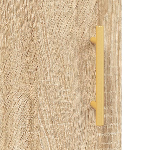 vidaXL Ντουλάπι Sonoma δρυς 69,5 x 34 x 180 εκ. από Επεξεργασμένο Ξύλο
