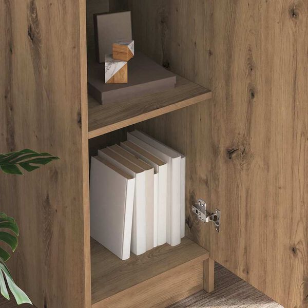 vidaXL Highboard Artisan Oak 35 x 39 x 168 &epsilon;&kappa;.