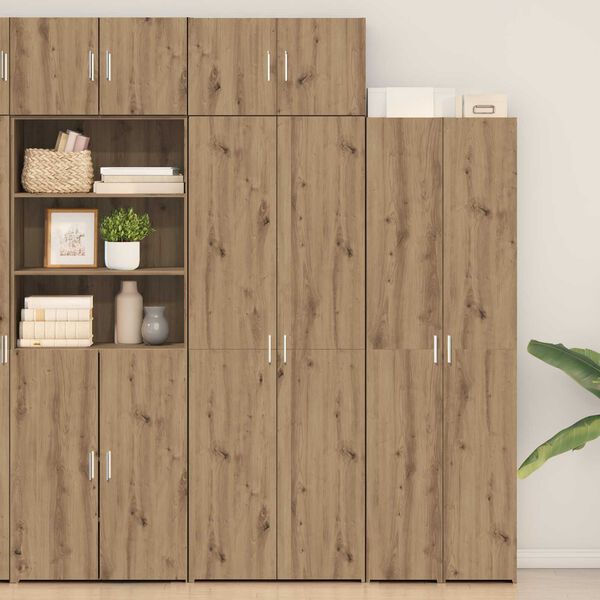 vidaXL Ντουλάπα Αποθήκευσης Ξύλο Δρυός 70x42.5x225 εκ. Επεξεργασμένο Ξύλο