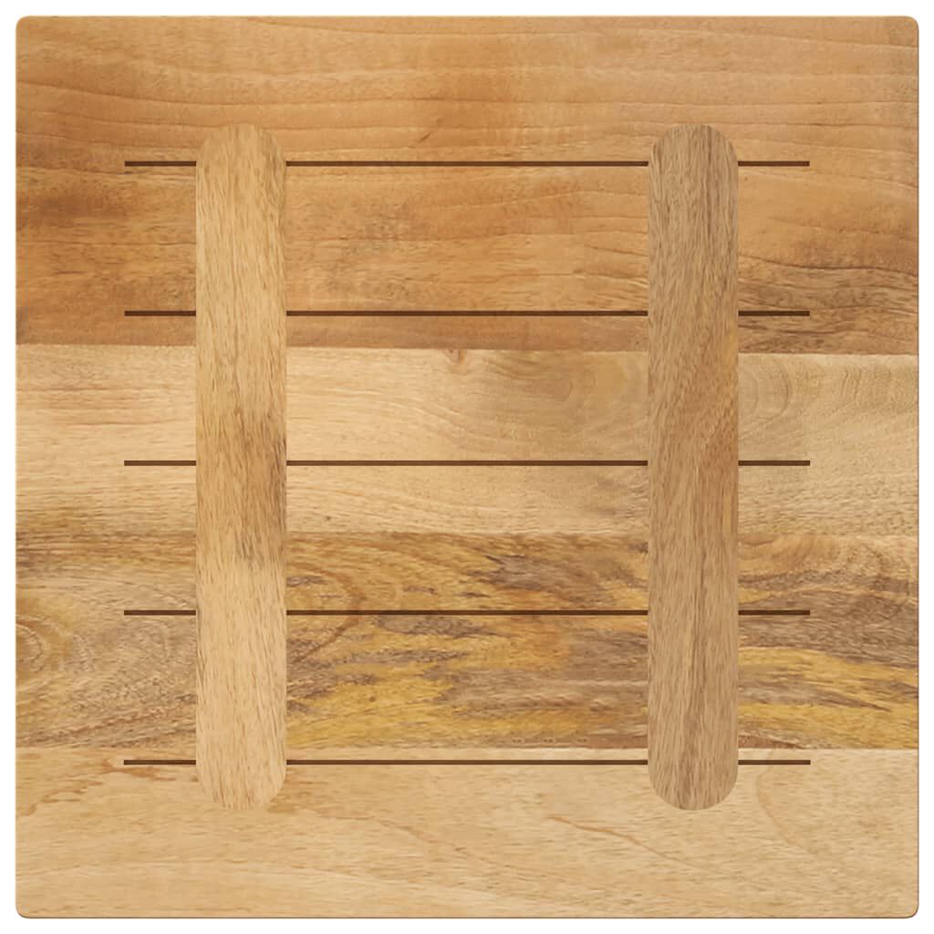 vidaXL Επιφάνεια Τραπεζιού Τετράγωνη 40x40x2,5 εκ. Μασίφ Ξύλο Μάνγκο