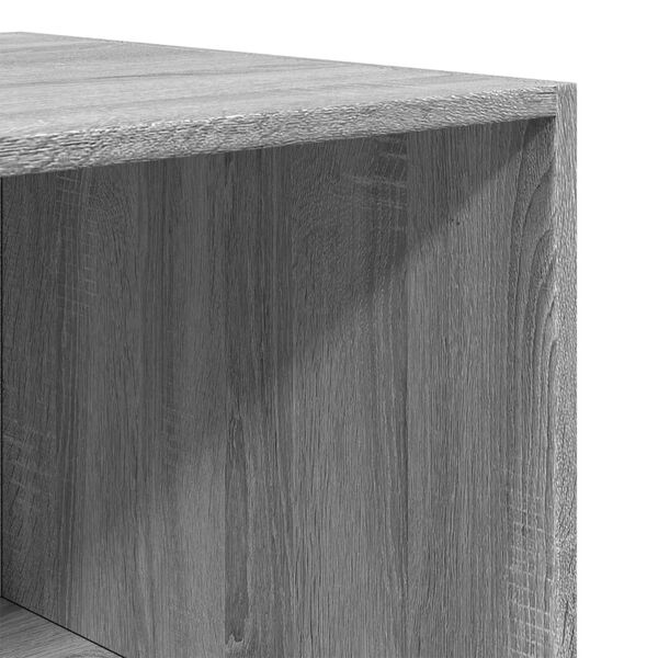 vidaXL Ντουλάπα Γκρι Sonoma 50x50x200 εκ. από Επεξεργασμένο Ξύλο