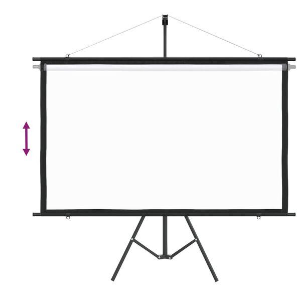vidaXL Οθόνη Προβολής με Τρίποδο 72" 16:9