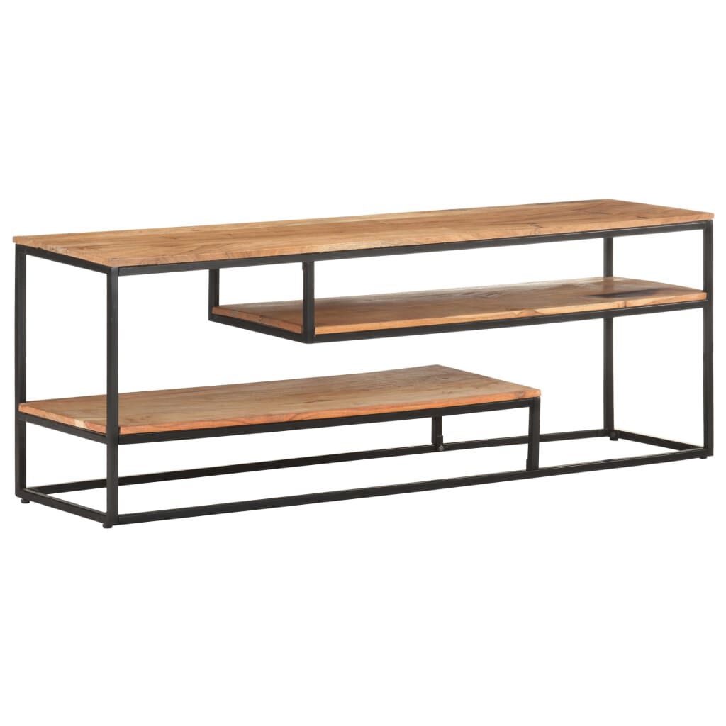 vidaXL Έπιπλο Τηλεόρασης 130 x 30 x 45 εκ. από Μασίφ Ξύλο Ακακίας