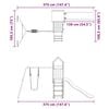 vidaXL Παιδική Χαρά Εξωτερικού Χώρου από Μασίφ Ξύλο Ψευδοτσούγκας