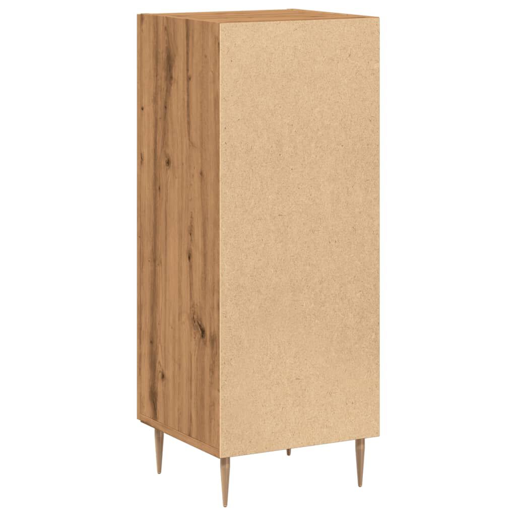 vidaXL Ντουλάπι Αρτισιανή Δρυς 34,5 x 34 x 90 εκ. Επεξεργασμένο Ξύλο