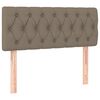 vidaXL &Kappa;&rho;&epsilon;&beta;ά&tau;&iota; Boxspring &mu;&epsilon; &Sigma;&tau;&rho;ώ&mu;&alpha; Taupe 120x190 &epsilon;&kappa;. &Upsilon;&phi;&alpha;&sigma;&mu;ά&tau;&iota;&nu;&omicron;