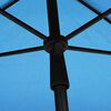 vidaXL Ομπρέλα Κήπου με Ιστό Αζούρ Μπλε 210 x 140 εκ.