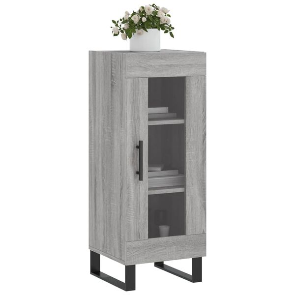 vidaXL Ντουλάπι Γκρι Sonoma 34,5x34x90 εκ. από Επεξεργασμένο Ξύλο