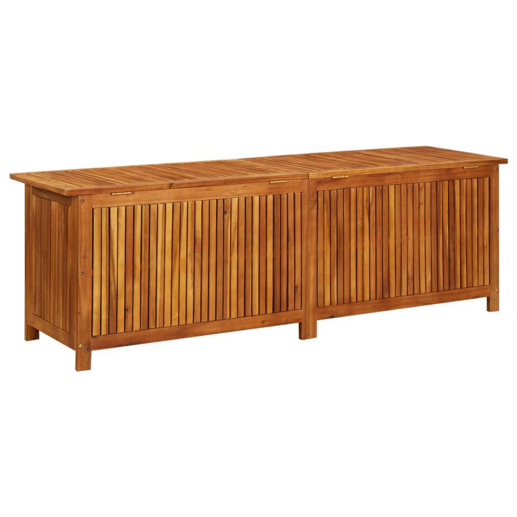 vidaXL Μπαούλο Αποθήκευσης Κήπου 175x50x58 εκ. από Μασίφ Ξύλο Ακακίας