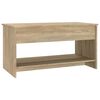 vidaXL Τραπεζάκι Σαλονιού Sonoma Δρυς 102x50x52,5 εκ. Επεξεργ. Ξύλο
