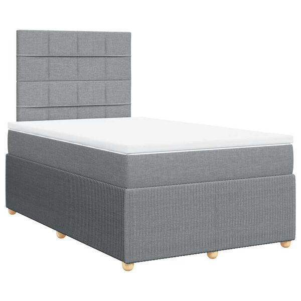 vidaXL &Kappa;&rho;&epsilon;&beta;ά&tau;&iota; Boxspring &mu;&epsilon; &Sigma;&tau;&rho;ώ&mu;&alpha; &Alpha;&nu;&omicron;&iota;&chi;&tau;ό &Gamma;&kappa;&rho;&iota; 120x200 &epsilon;&kappa;. &Upsilon;&phi;&alpha;&sigma;&mu;ά&tau;&iota;&nu;&omicron;
