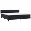 vidaXL Box Spring &Kappa;&rho;&epsilon;&beta;ά&tau;&iota; &mu;&epsilon; &sigma;&tau;&rho;ώ&mu;&alpha;&tau;&alpha; &Mu;&alpha;ύ&rho;&omicron; 180x210 cm Velvet