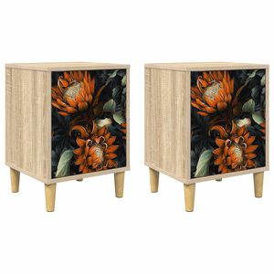 vidaXL &Kappa;&omicron;&mu;&omicron;&delta;ί&nu;&omicron; LOCHEM 2 &tau;&mu;&chi;. Sonoma &Delta;&rho;&upsilon;&sigmaf; 36 x 33 x 50 &epsilon;&kappa;.