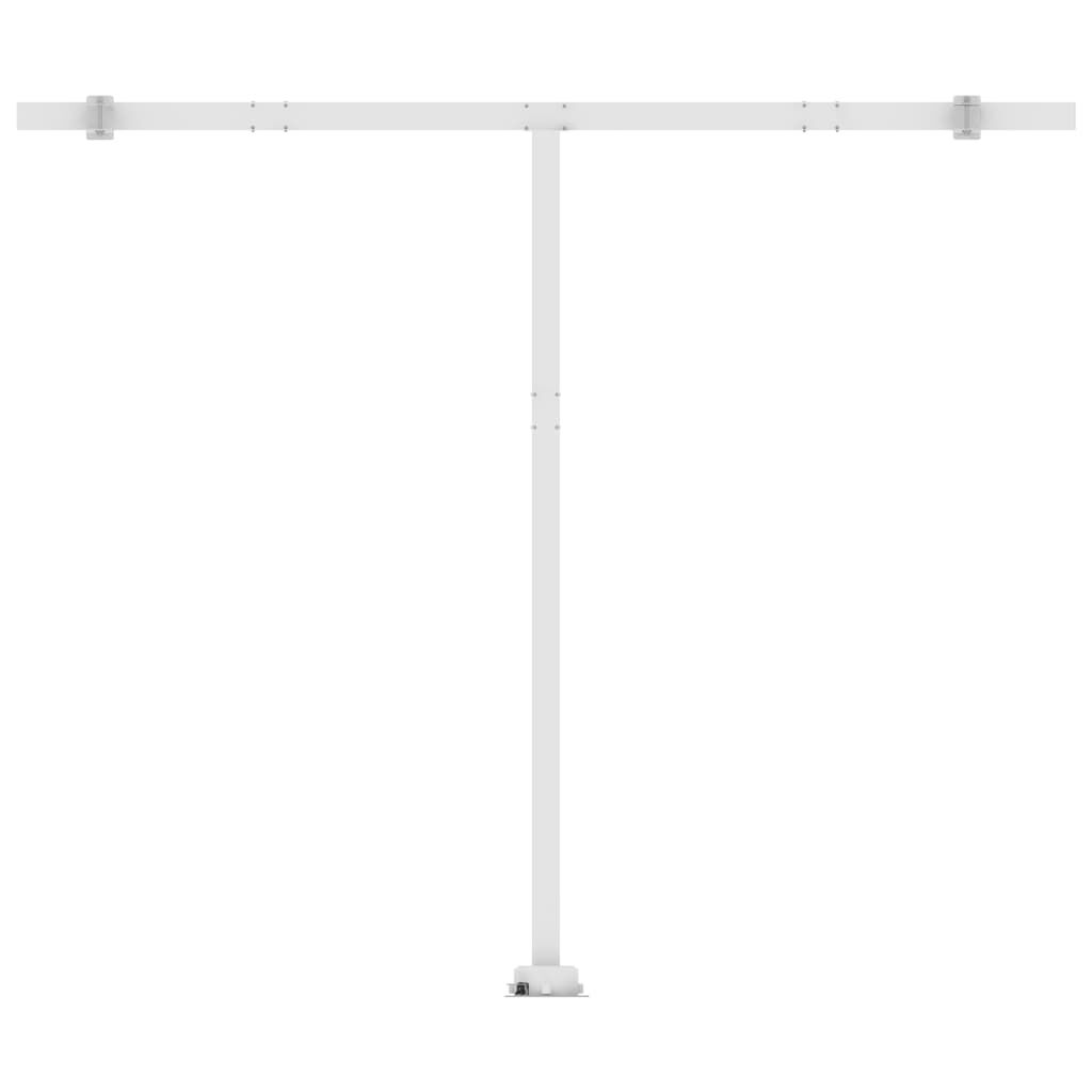 vidaXL Τέντα Αυτόματη με LED & Αισθητήρα Ανέμου Μπλε/Λευκό 300x250 εκ.